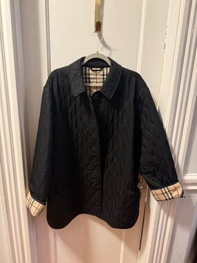Burberry Black Quilted Jacket